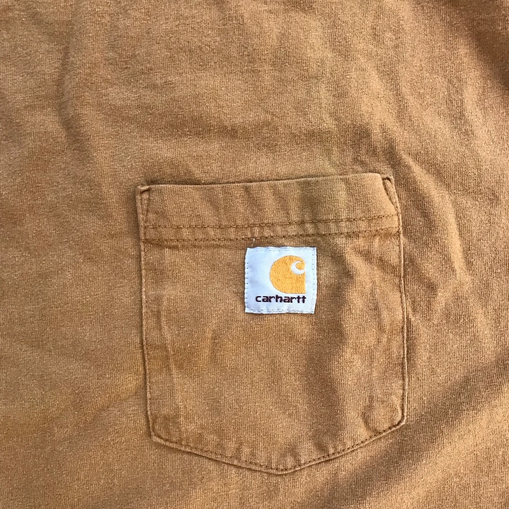 Carhartt tan long sleeve shirt